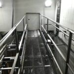 plataforma acero inoxidable